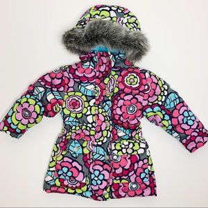 Hanna Andersson Faux Fur Puffer Coat